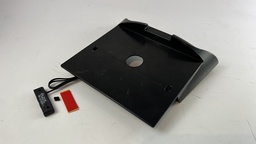 [Heckgts_abs] ﻿Heck (Kennzeichenhalter) Quellagio für Vespa GTS 125/300 ab MY23 inkl. Kennzeichenbeleuchtung mit E-Nummer ABS (Spritzguss) unlackiert QHeck Keyless﻿